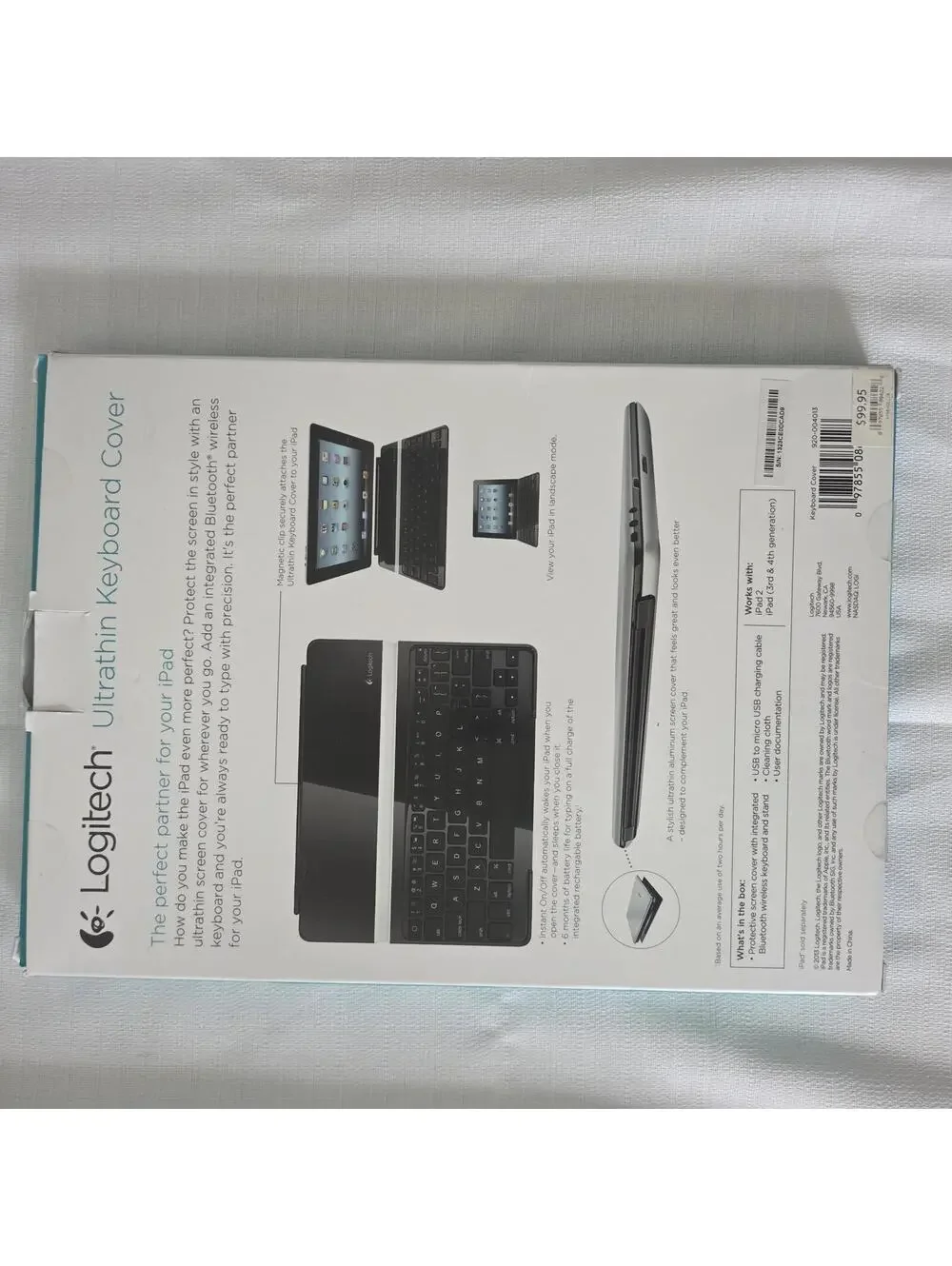 Logitech Ultrathin Keyboard Cover for iPad 2, 3rd & 4th Generation